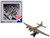 Boeing B 17 Flying Fortress Bomber Aircraft Ye Olde Pub United States Army Air Forces 1/155 Diecast Model Airplane Postage Stamp PS5413-3