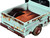 1966 Chevrolet C10 Fleetside Pickup Truck Light Green Rusted Weathered Treasures Series 1/24 Diecast Model Car Motormax 79073LTGRN