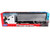 Freightliner Columbia Truck White with Gray Container 1/32 Diecast Model Welly 32621W-WH