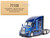 Kenworth T680 Truck Tractor Deep Cerulean Blue Metallic Transport Series 1/50 Diecast Model Diecast Masters 71108
