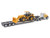 CAT Caterpillar CT681 Day Cab Tractor Yellow with Lowboy Trailer and CAT 950G Wheel Loader Yellow 1/87 (HO) Diecast Model Diecast Masters 84418