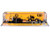 CAT Caterpillar CT681 Day Cab Tractor Yellow with Lowboy Trailer and CAT 950G Wheel Loader Yellow 1/87 (HO) Diecast Model Diecast Masters 84418