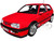 1996 Volkswagen Golf GTI 20 Years Anniversary Edition Flash Red 1/18 Diecast Model Car Norev 188418