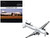 Convair C 131 Commercial Aircraft Conquest Air Cargo N342GS White with Black Tail Stripes Gemini 200 Series 1/200 Diecast Model Airplane GeminiJets G2QAI1289