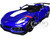 2019 Chevrolet Corvette ZR1 Blue Metallic and White Timeless Legends Series 1/24 Diecast Model Car Motormax 79356bl