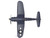 Vought F4U 1D Corsair Fighter Aircraft Robert Wade VMF 323 Death Rattlers Yontan Airfield Okinawa 1945 United States Marine Corps Planes of World War II Series 1/72 Diecast Model Airplane Luppa LCM007