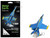 Model Kit Boeing F A 18 Super Hornet Fighter Aircraft Blue Angels #5 United States Navy Challenging Difficulty teel Model Metal Earth ICX212