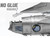 Model Kit North American F 86 Sabre Fighter Aircraft Jolley Roger United States Air Force Moderate Difficulty Steel Model Metal Earth ME1015