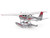Model Kit Cessna 182 Floatplane White and Red Moderate Difficulty Steel Model Metal Earth MMS111