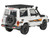 2023 Toyota Land Cruiser 71 White 70th Anniversary with Stripes and Roofrack 1/64 Diecast Model Car Paragon Models PA-55567