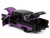 1955 Chevrolet Bel Air #24 Purple Metallic and Matt Black Bigtime Muscle Series 1/24 Diecast Model Car Jada 32699