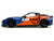 2006 Chevrolet Corvette Z06 #333 Spirit Racing Blue Metallic and Orange with Black Hood and Top Bigtime Muscle Series 1/24 Diecast Model Car Jada 35213