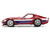 1969 Chevrolet Corvette Stingray ZL1 Red Metallic with Stars and Stripes Graphics Bigtime Muscle Series 1/24 Diecast Model Car Jada 35488