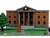 Hill Valley Courthouse Diorama with Black Pickup Truck and Delorean Back to the Future 1985 Movie Nano Scene Series Model Jada 34804