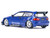Pandem Civic EG6 RHD Right Hand Drive Blue Metallic 1/64 Diecast Model Car Pop Race PR640127