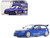 Pandem Civic EG6 RHD Right Hand Drive Blue Metallic 1/64 Diecast Model Car Pop Race PR640127