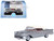 1957 Oldsmobile 88 Convertible Top Up Juneau Gray with White Top and Red Interior 1/87 (HO) Scale Diecast Model Car Oxford Diecast 87OC57003