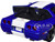 1996 Chevrolet Corvette Grand Sport Blue Metallic with White Stripes Timeless Legends Series 1/24 Diecast Model Car Motormax 73202bl