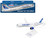 Boeing 787 9 Dreamliner Commercial Aircraft United Airlines N24976 White with Blue Tail Snap Fit 1/200 Plastic Model Skymarks SKR1046