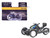 Can Am Ryker Rally 3 Wheel Motorcycle Galactic Blue and Black 1/32 Diecast Model BRP Models 60014