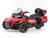 Can Am Spyder RT Limited 3 Wheel Motorcycle Deep Marsala Red Metallic with Driver Figure 1/32 Diecast Model BRP Models 60017