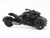 Can Am Spyder F3 3 Wheel Motorcycle Steel Black Metallic 1/32 Diecast Model BRP Models 60018