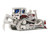 CAT Caterpillar D8T Track Type Tractor with Single Shank Ripper Brent Scarbrough & Co Patriotic Livery High Line Series 1/50 Diecast Model Diecast Masters 85299-BSC