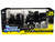 1966 Chevrolet C60 Flatbed Truck Matt Black and 1993 Chevrolet 454 SS Pickup Truck Matt Black Muscle Transports Series 1/64 Diecast Models Muscle Machines 11558BK
