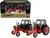 Case 970 Agri King Tractor Black Case 1070 Agri King Tractor Black Set 2 pieces Case Agriculture Prestige Collection 1/64 Diecast Model ERTL TOMY 44368