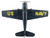 Grumman F6F 5 Hellcat Fighter Aircraft Blue Angels #2 1946 United States Navy Air Power Series 1/72 Diecast Model Hobby Master HA1120