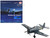 Grumman F6F 5 Hellcat Fighter Aircraft Blue Angels #1 4 Decals 1946 United States Navy Air Power Series 1/72 Diecast Model Hobby Master HA1121