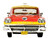 1958 Ford Custom 300 Taxi Cab Kind Taxi Co Red and Yellow with Yellow Interior Limited Edition to 200 pieces Worldwide 1/43 Model Car Goldvarg Collection GC-087