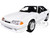 1993 Ford Mustang SVT Cobra White Special Edition Series 1/24 Diecast Model Car Maisto 32906WH