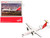 ATR 72 600 Commercial Aircraft Iberia Regional 9H NCD White with Red Tail 1/200 Diecast Model Airplane Herpa HE573313