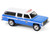 1990 Chevrolet Suburban K2500 Scottsdale NYPD New York City Police Department Blue with White Top Hot Pursuit Series 46 1/64 Diecast Model Car Greenlight 43040D