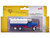 Am General M54 6X6 5 10 Ton Truck Blue with White Top 1/87 (HO) Plastic Model Car Promotex 006461BL