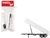 36ft Gravel Trailer White 1/87 (HO) Plastic Model Promotex 005281W