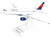 Airbus A320 Commercial Aircraft Delta Air Lines N376NW White Blue Red Tail 1/150 Plastic Model Skymarks SKR519