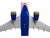 Boeing 737 MAX 8 Commercial Aircraft Alaska Airlines Honoring Those Who Serve N806AK White Blue Snap-Fit 1/130 Plastic Model Skymarks SKR1180