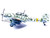 Junkers Ju 87G2 Stuka Bomber Aircraft 10 Pz SG 2 Immelmann Markisch Friedland Pomerania 1945 German Luftwaffe Wing Series 1/72 Diecast Model Panzerkampf 14647PA