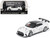 Nissan GT R R35 Top Secret RHD Right Hand Drive White with Black Top Tokyo Auto Salon 2021 1/64 Diecast Model Car Inno Models IN64-R35TS-TAS2021