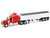 Kenworth W900 Grain Truck Red and White Long Haul Truckers Series 1/32 Diecast Model New Ray 10773