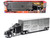 Kenworth W900 Truck Black with Pot Belly Livestock Chrome Long Haul Truckers Series 1/32 Diecast Model New Ray 10783A