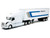 Volvo VN 780 Truck with Dry Van Trailer White Long Haul Truckers Series 1/32 Diecast Model New Ray 14213