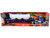 Peterbilt 379 Truck Blue with Pneumatic Tanker Trailer White Long Haul Truckers Series 1/32 Diecast Model New Ray SS-10583