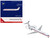 McDonnell Douglas MD 90 Commercial Aircraft American Airlines N904RA White with Blue and Red Stripes 1/400 Diecast Model Airplane GeminiJets GJ1566