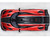 Koenigsegg One 1 Apple Red Metallic with Carbon and Silver Stripes 1/64 Diecast Model Car Autoart 20040