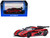 Koenigsegg One 1 Apple Red Metallic with Carbon and Silver Stripes 1/64 Diecast Model Car Autoart 20040