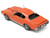 Model Kit 1969 Pontiac GTO Judge Orange with Black Stripes Moderate Difficulty Steel Model Metal Earth ME1027