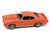 Model Kit 1969 Pontiac GTO Judge Orange with Black Stripes Moderate Difficulty Steel Model Metal Earth ME1027